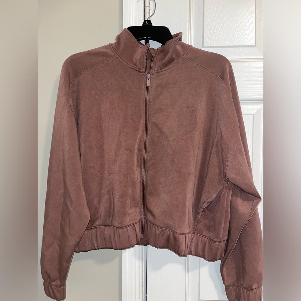 All in Motion Women's Tan Bomber Jacket